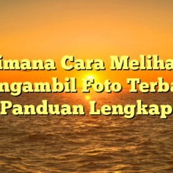 Bagaimana Cara Melihat dan Mengambil Foto Terbaik: Panduan Lengkap