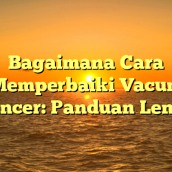 Bagaimana Cara Memperbaiki Vacum Advancer: Panduan Lengkap